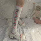 Autumn Sweet Lolita Cotton Thigh-high Socks - image 4