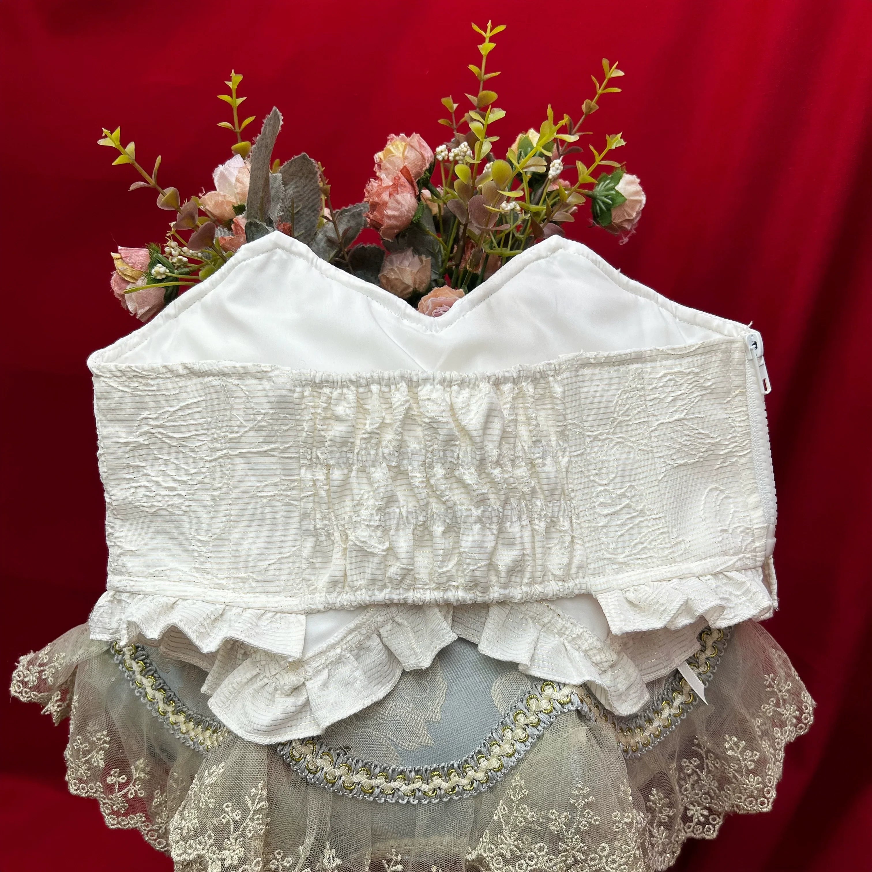Good and Evil Angel - Gothic Lolita SK Set Retro Princess Sleeve Blouse - image 35