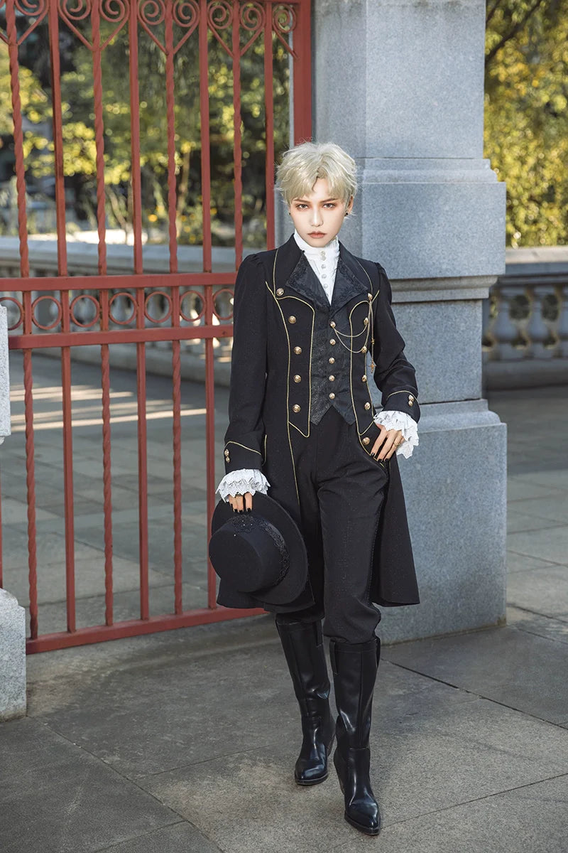 Forever Rose - Ouji Lolita Wind Coat - image 5