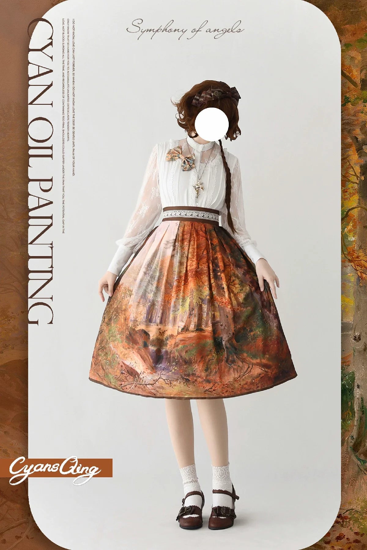 Oil Painting Collection - Elegant Lolita Skirt Printed SK - image 21