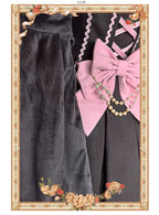 Chandelier - Old School Lolita OP Dress, Polka Dot, Chandelier Print and Accessories - image 15