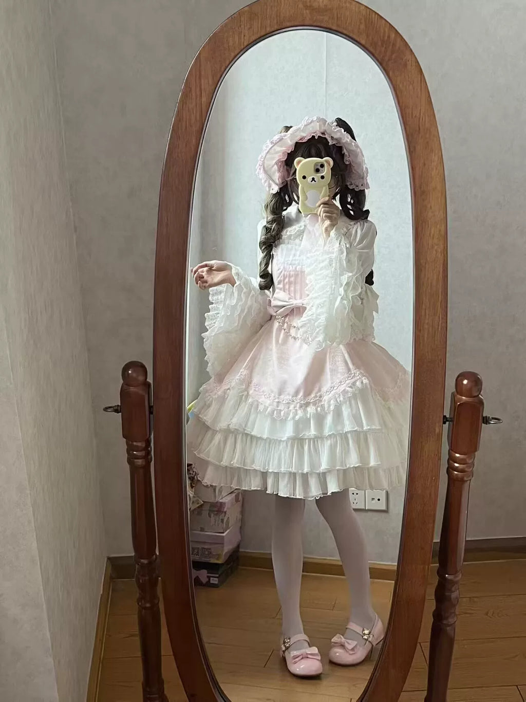 Pearl Box - Classic Lolita JSK, Bustle Back Hem - image 4