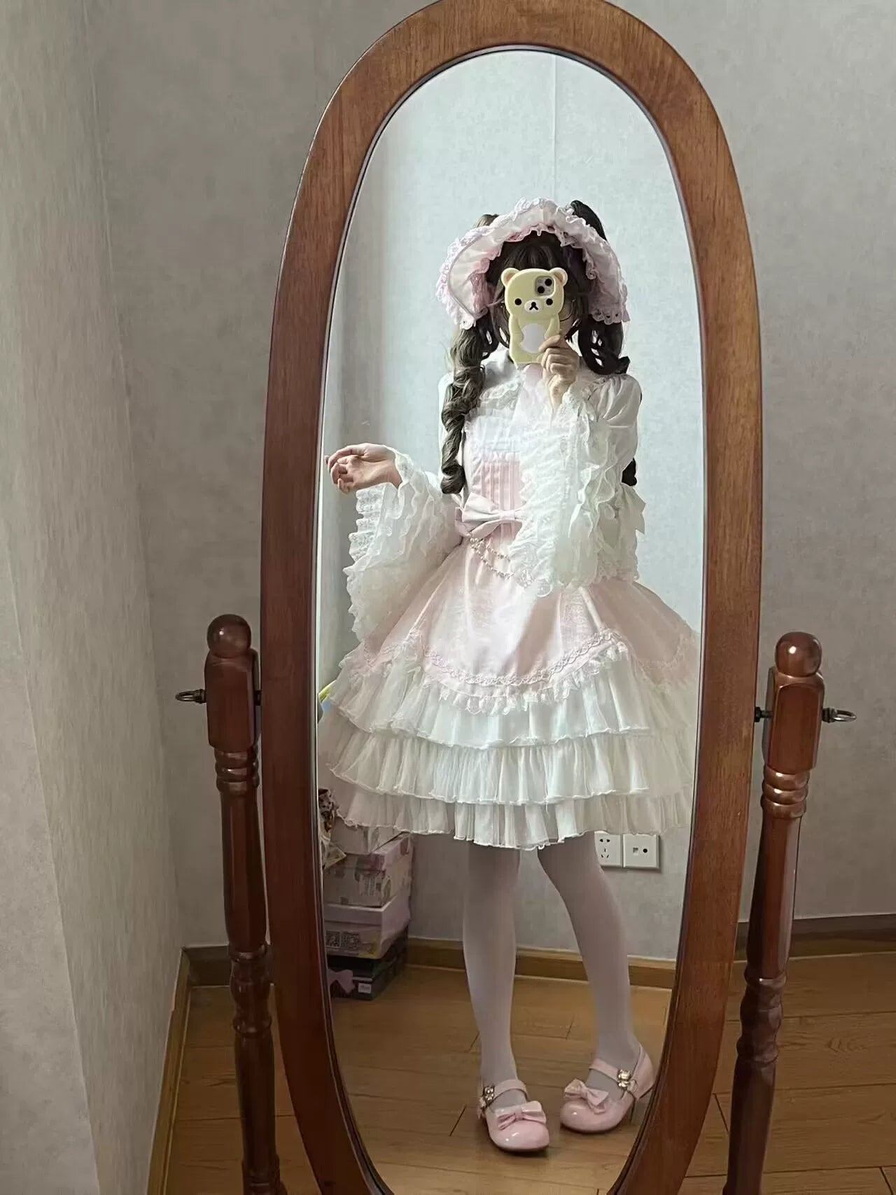 Pearl Box - Classic Lolita JSK, Bustle Back Hem - image 4