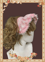 Mirror Doll - Old School Lolita Tiered Hem JSK with Polka Dot Lace and Accessories - image 36