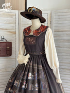 German Bookshelf - Classic Lolita Printed JSK Dress - image 46