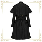 Sea of Hope - Ouji Lolita Long Coat, Detachable Cape - image 4
