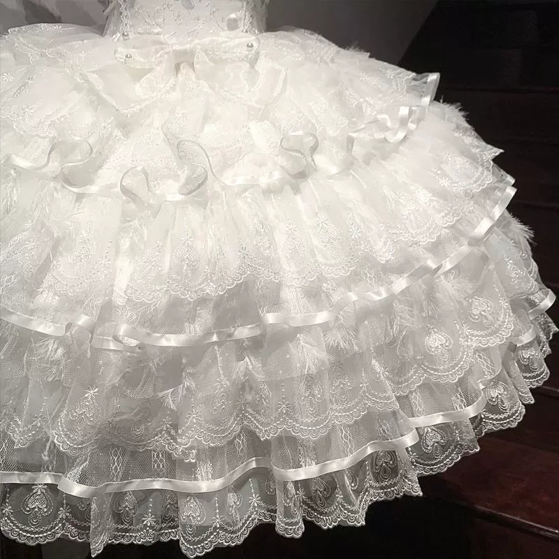 Feather's Ballad Wedding Lolita Tiered JSK Dress - image 18