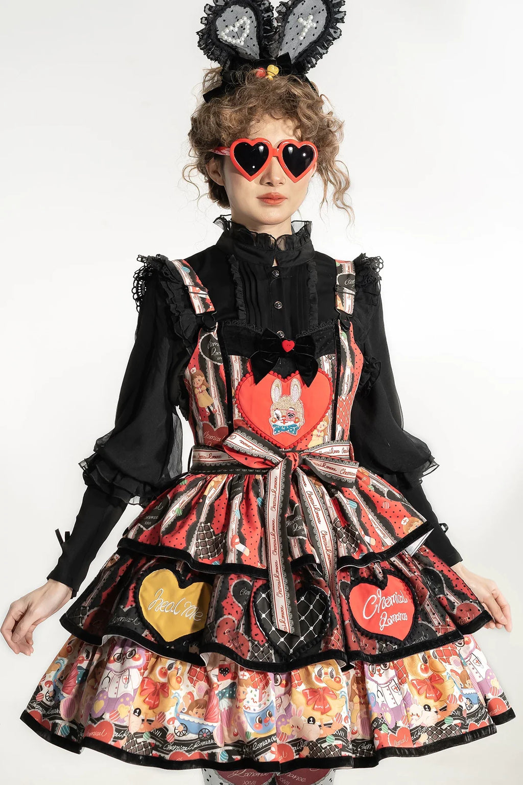Doll Clinic Bunny Embroidery Sweet Gothic Lolita Suspender JSK - image 9