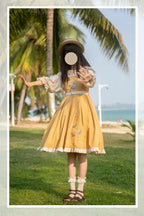 Flying Bird - Plus Size Elegant Lolita JSK Dress With Bird Embroidery - image 19