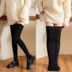 Spring and Autumn Lolita Cotton Knee Stockings - image 1