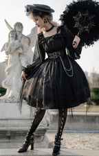 The Girl Assassin - Halloween Gothic Lolita Irregularly Hemline Dress - image 31