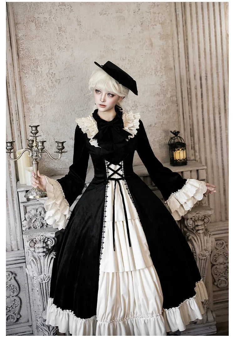 The Nutcracker - Winter Classic Lolita OP Dress, Front Opening and Accessories - image 15