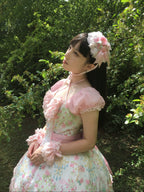 Spring 2025 Old School Lolita Floral JSK and OP Dress Series and Accessories - image 15