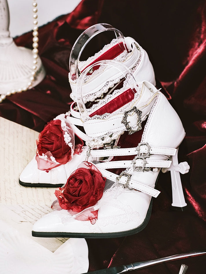 Forbidden Prayer - Rose Cross Gothic Lolita Heels - image 5