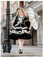 Chapter Seven - Spring Cotton Lolita OP Dress Doll-Like Dress - image 6