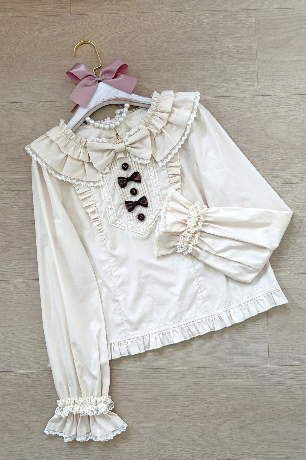 Teddy Bear Daily News Sweet Vintage Lolita Dress JSK and OP Series and Accessories - image 9