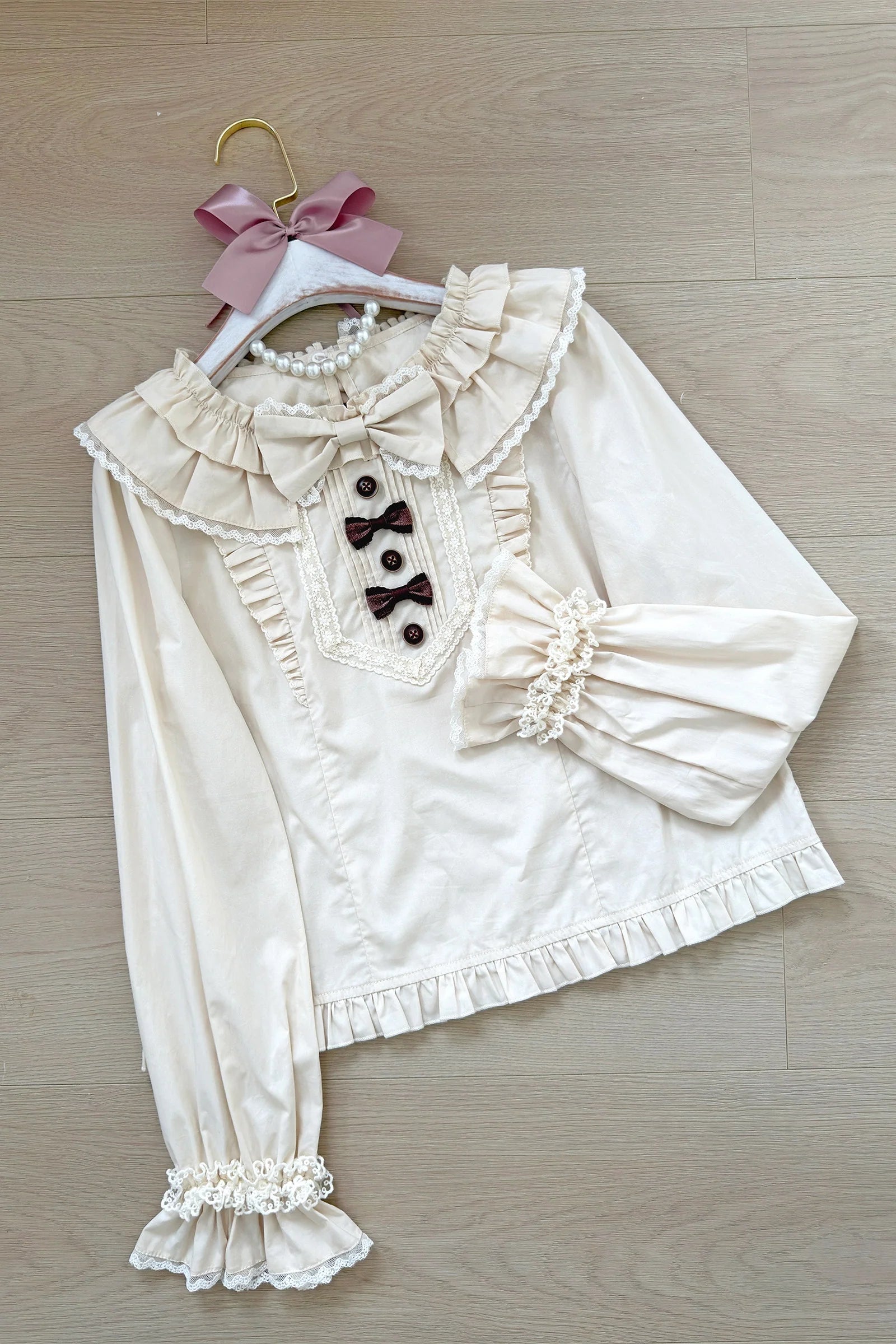 Teddy Bear Daily News Sweet Vintage Lolita Dress JSK and OP Series and Accessories - image 9