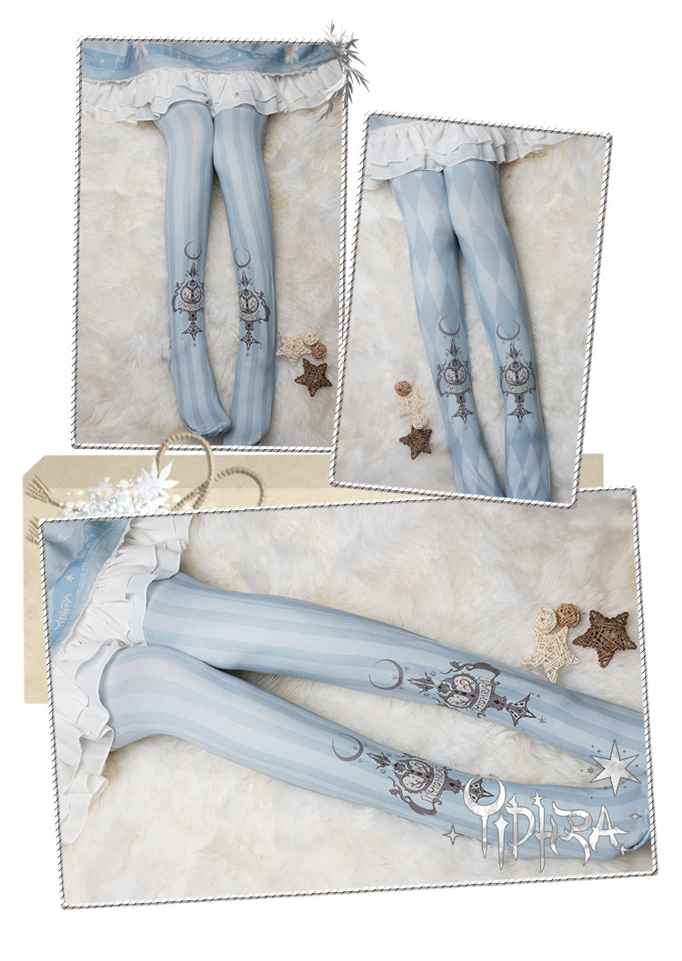 Midnight Circus - Argyle Printed Lolita Tights - image 15