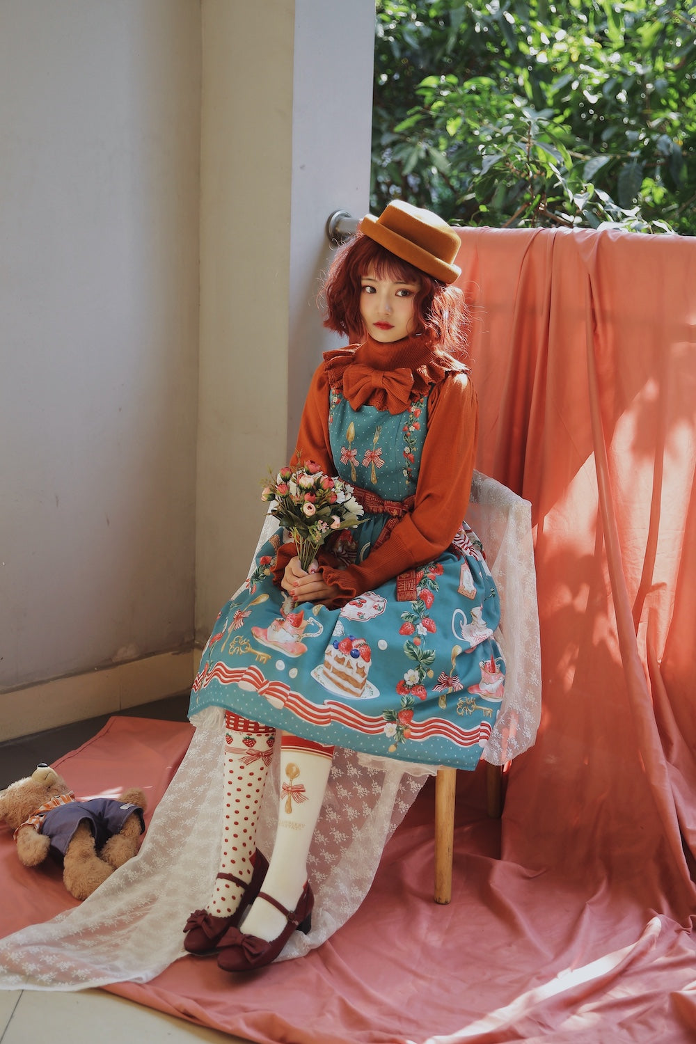 Sweet Lolita Woolen Sweater Multicolors - image 14
