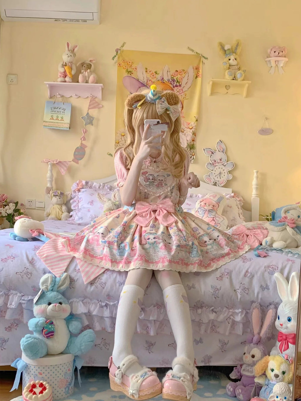 Puppy Parks - Sweet Lolita Kawaii Puppy Lolita Salopette - image 19