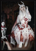 Bone Dragon - Gothic Lolita Corset JSK Dress Set with Embroidery - image 40