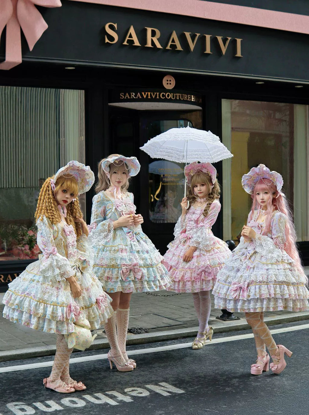 Candlelight Sonata - Sweet Lolita Long-Sleeve OP Dress - image 12