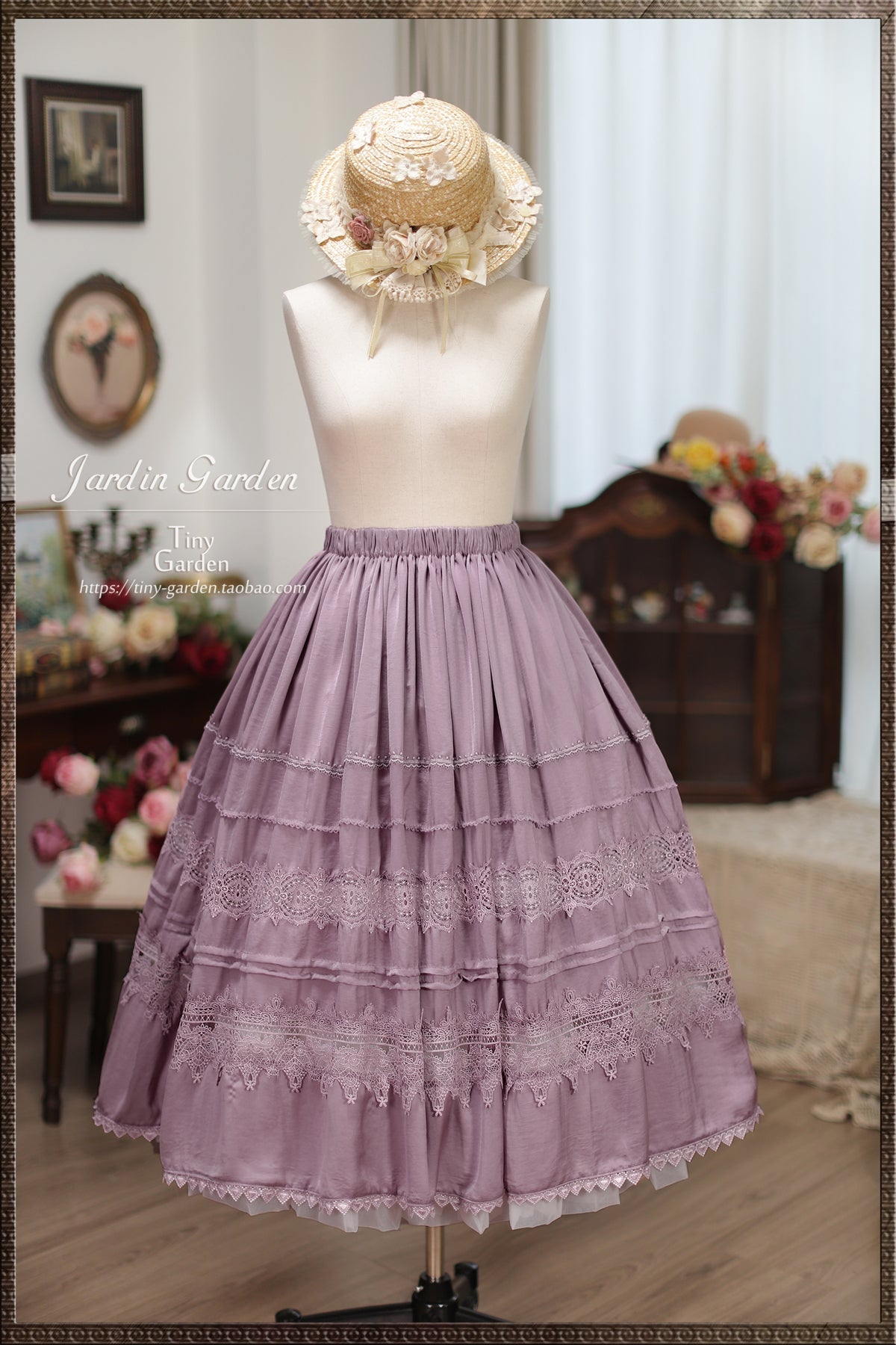 Spring Whispers - Elegant Classic Lolita Skirt French Lolita Long SK - image 1