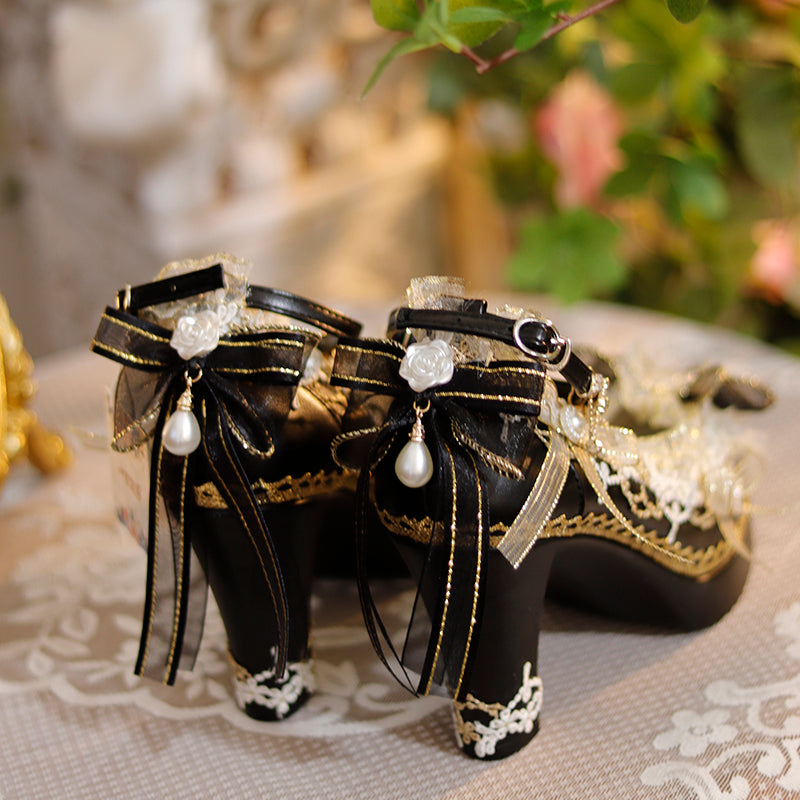 Handmade Luxuriant Tea Party Lolita Shoes - image 10