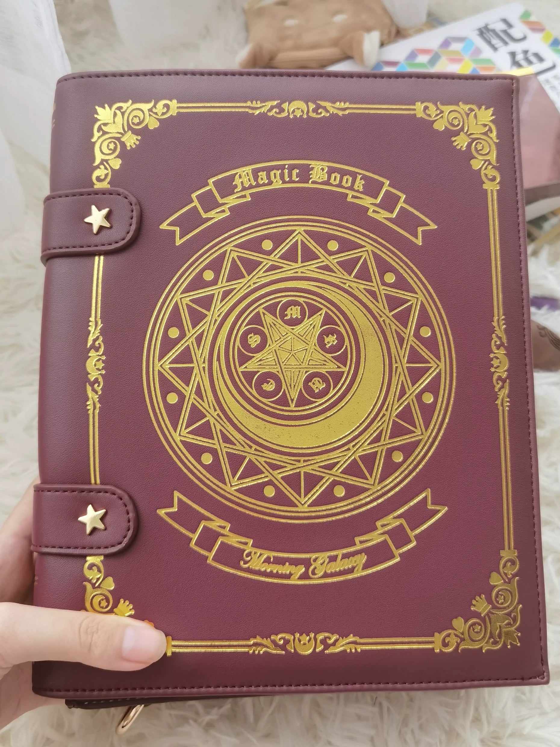 Star and Moon Magic Book Lolita Crossbody Bag in Two Sizes - image 9