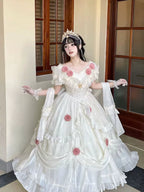 Tana Manor Classic Lolita OP Dress with Floral Decoration - image 4