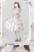 Forest Holiday - Elegant Lolita Foral Print JSK Dress Multicolors - image 10