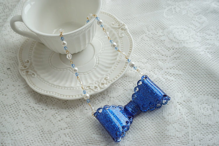 Sweet Lolita Bow Ring and Necklace - image 59