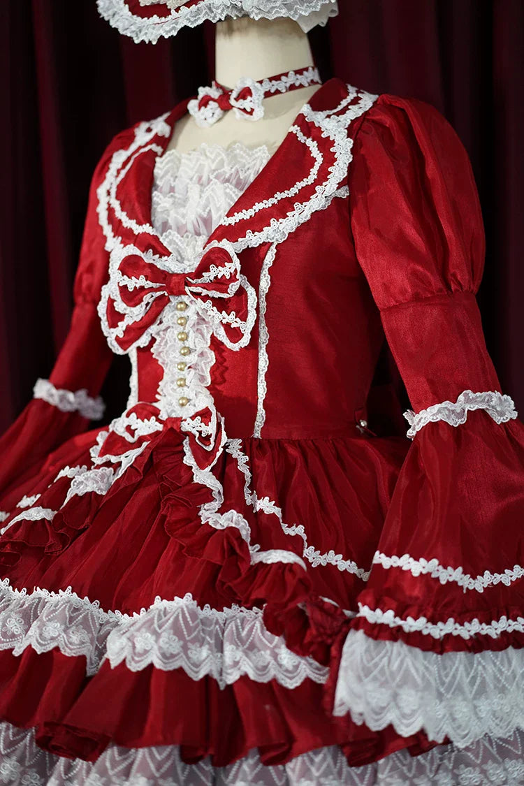 Eternal France Doll - Classic Lolita Doll-like OP Dress and Accessories - image 5