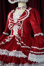 Eternal France Doll - Classic Lolita Doll-like OP Dress and Accessories - image 5