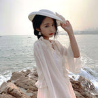 Rhine Riverside - Summer Lolita Chiffon Cardigan - image 29