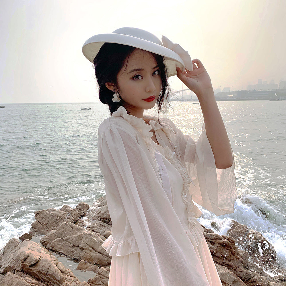 Rhine Riverside - Summer Lolita Chiffon Cardigan - image 29