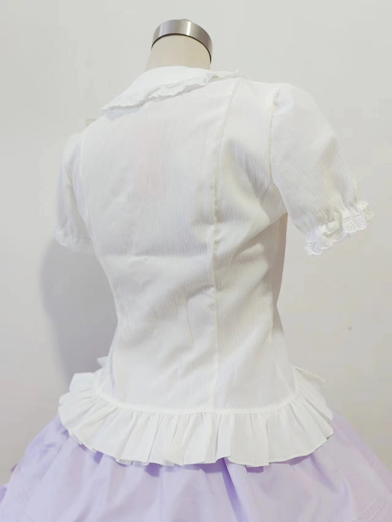 Daily Lolita White Short Sleeve Shirt - image 4