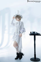 Rabbit Theater White Moonlight - Ouji Lolita Shorts Set, Rabbit Hat - image 17