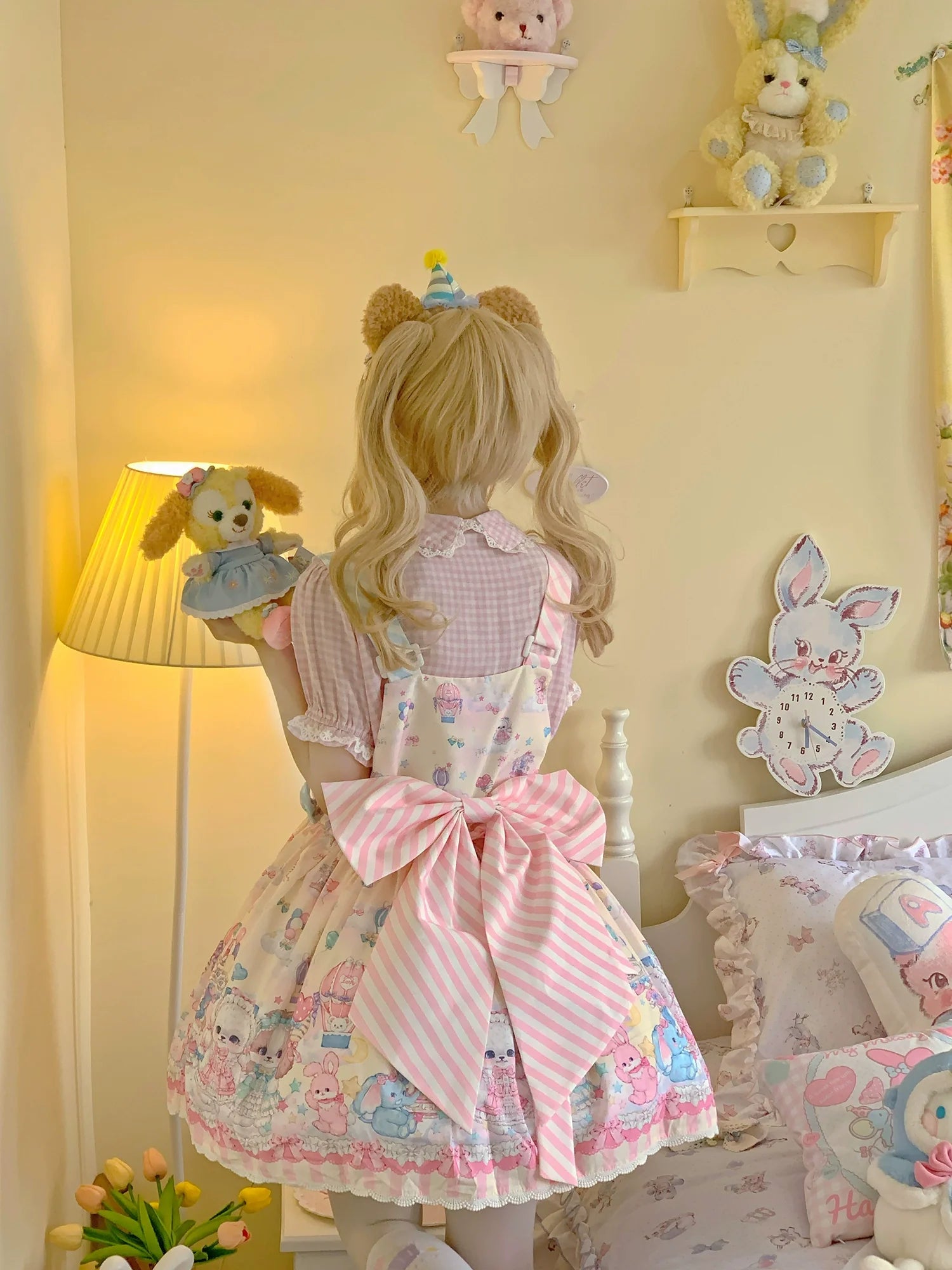 Puppy Parks - Sweet Lolita Kawaii Puppy Lolita Salopette - image 18
