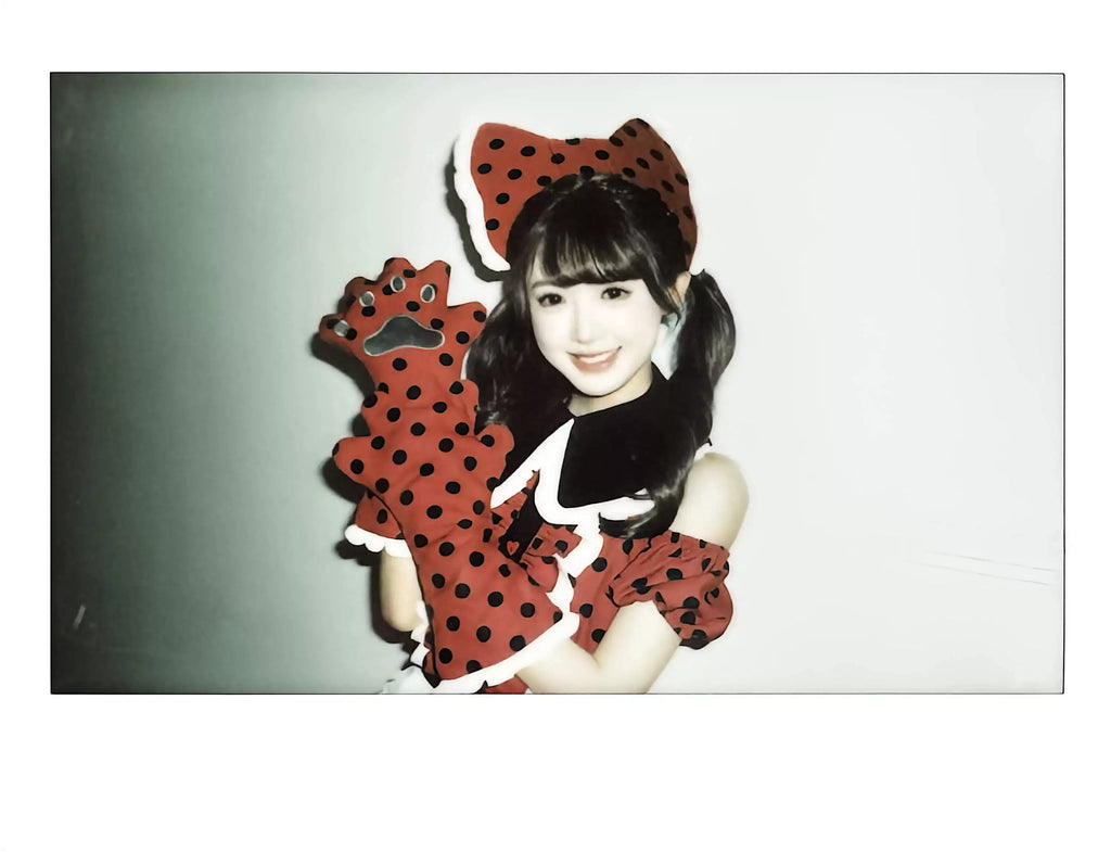 Teacup Meow - Old School Lolita Polka Dot OP Dress, Cat and Teacup Patch - image 11