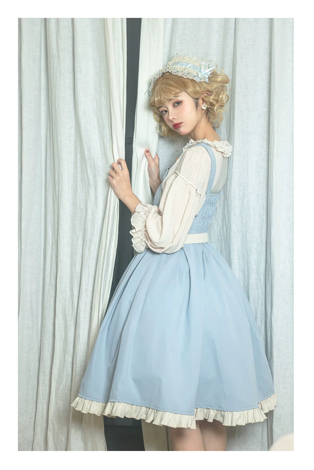 Flying Bird - Plus Size Elegant Lolita JSK Dress With Bird Embroidery - image 17
