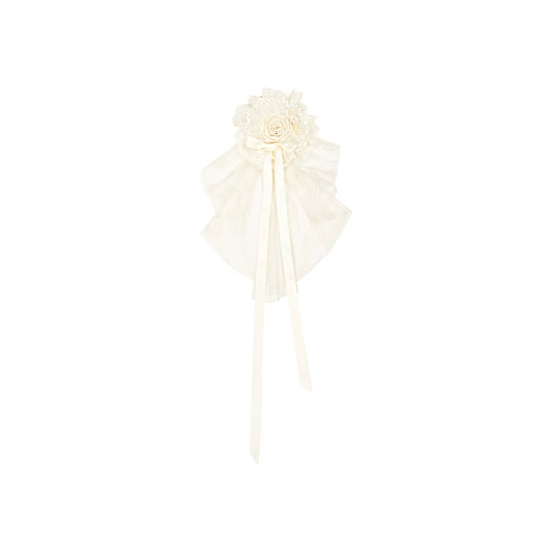Confession Poem - Classic Lolita Corset JSK Set, Lace & Bows - image 36