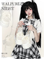 Daily Black and White Lolita Heels - image 5
