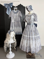 Moonlit Sea Realm - Classic Lolita OP, JSK and Accessories Collection - image 3