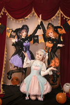 Halloween Gothic Lolita JSK Dress, Pumpkin-inspired Dress - image 1