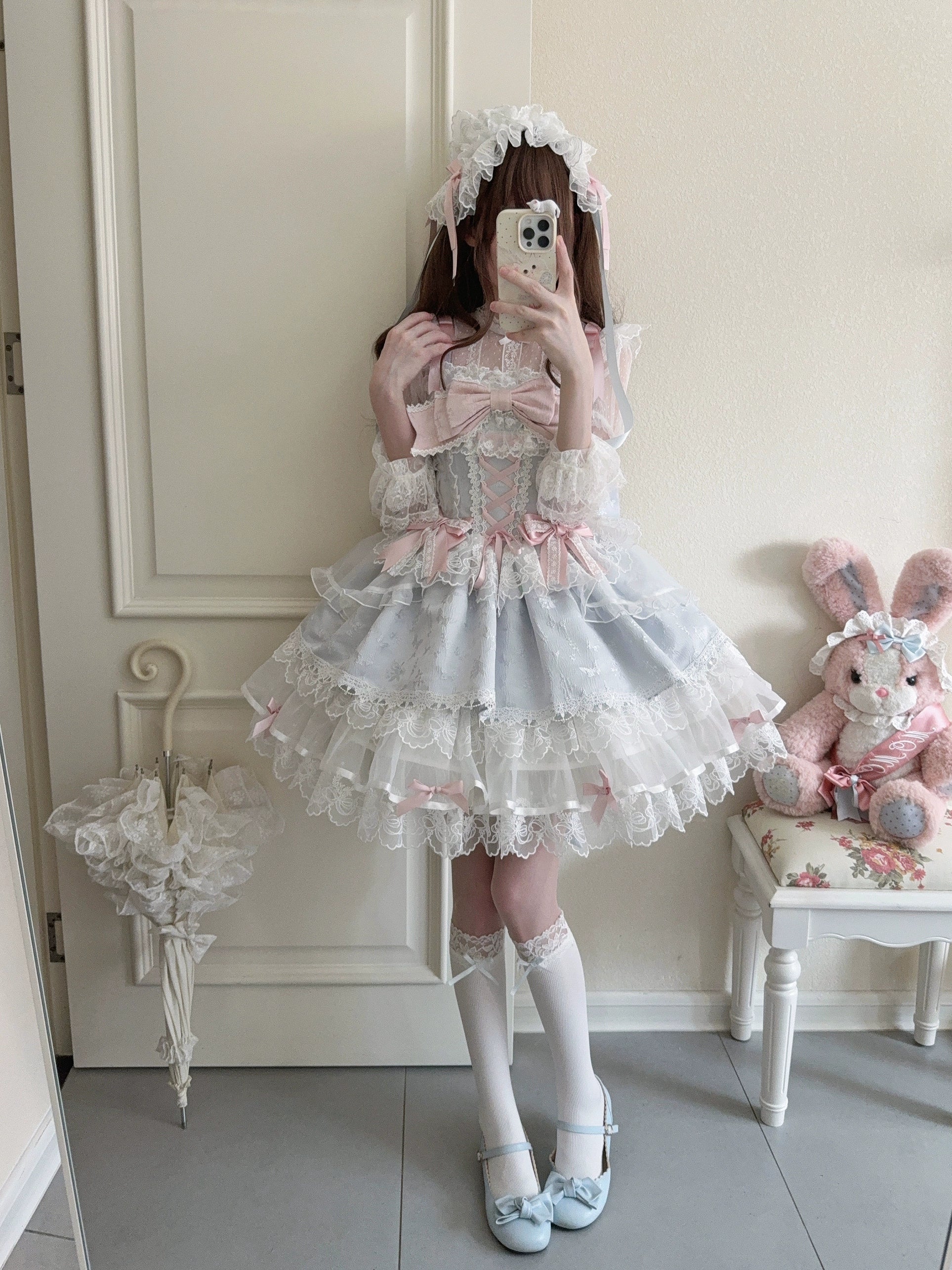 Fleeting Isle - Sweet Lolita Ballet Style JSK Dress - image 43