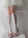Autumn Sweet Lolita Cotton Thigh-high Socks - image 30