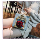 Gothic Lolita Retro Bag Baroque Square Crossbody Bag - image 7