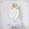 Solid Color Lolita Casual Dress Floral Dress JSK - image 7