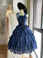 Forest Waltz - Classic Lolita Tiered Skirt Multi-layer Embroidered SK - image 26